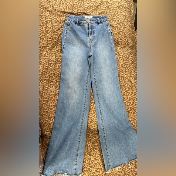 FREE PEOPLE We The Free CRVY Wild Honey Flare Jeans sz 25 - Picture 3 of 7